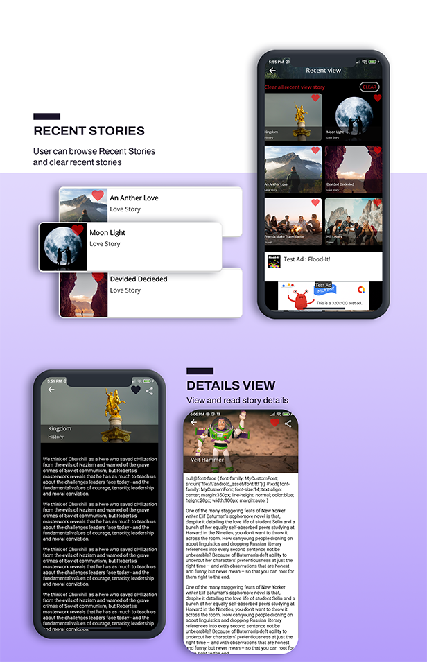 Story App Android | (Short Little Story, Blog Publishing Application) - 10