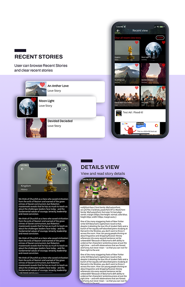 Story App Android | (Short Little Story, Blog Publishing Application) - 9